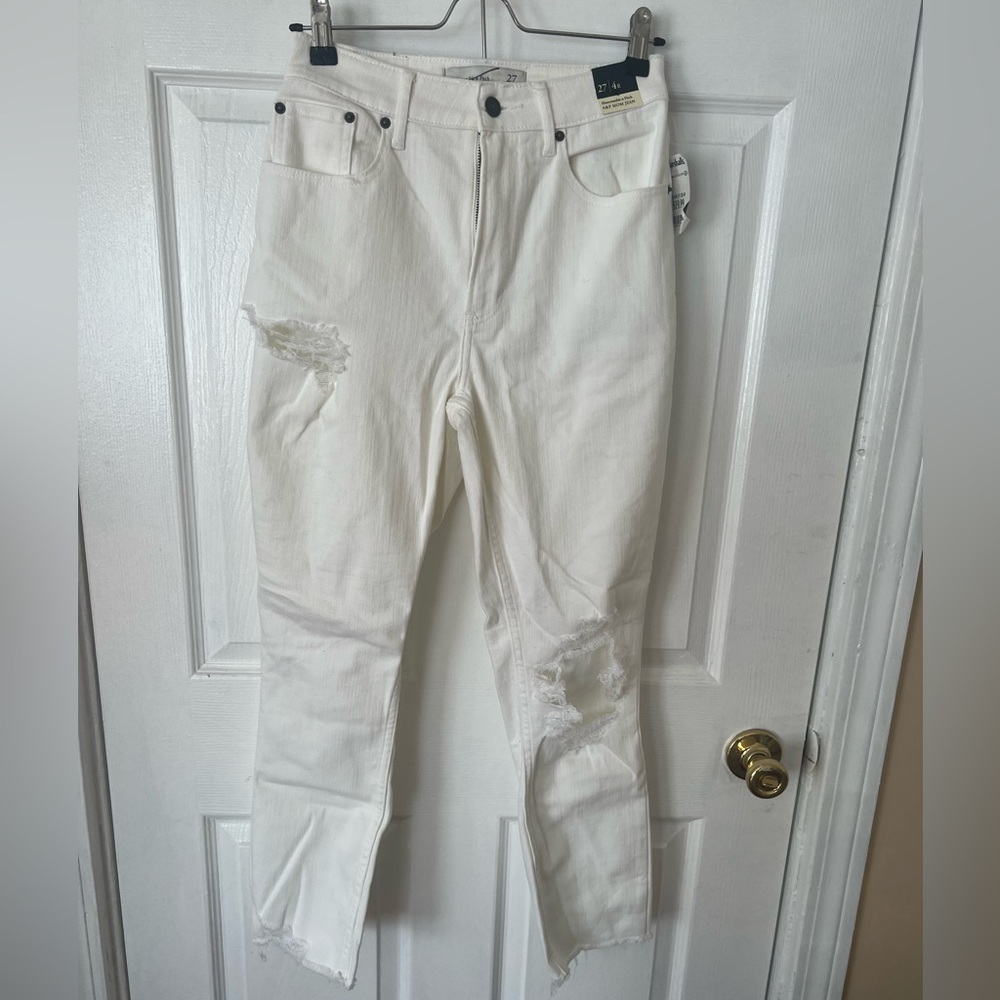 Abercrombie & Fitch Curve Love Mom Jean Size 4R / 27, new with tags